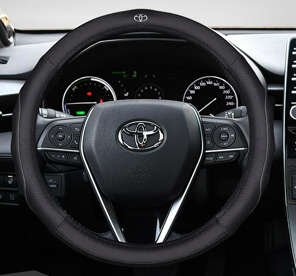 Чехол оплетка на руль кожаная для автомобиля с логотипом Toyota натуральная кожа, Черный
Чехол оплетка на руль кожаная для автомобиля с логотипом Toyota натуральная кожа, Черный