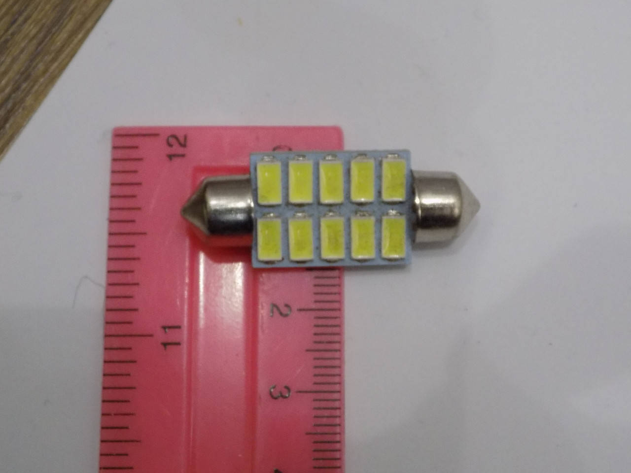 Автомобильная светодиодная лампа подсветки салона, номерного знака 36mm-10smd(5630) c обманкой (пр-во Китай)
Автомобильная светодиодная лампа подсветки салона, номерного знака 36mm-10smd(5630) c обманкой (пр-во Китай)