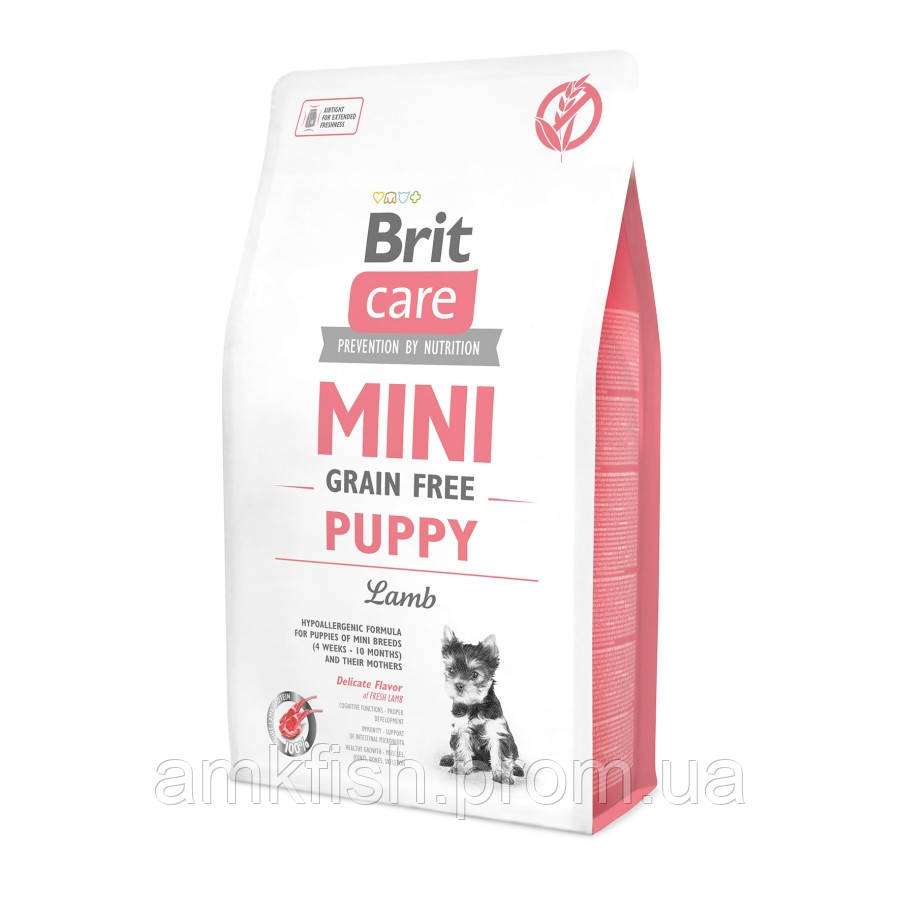 Brit Care Mini Grain Free Puppy сухой гипоаллергенный корм для щенков миниатюрных пород с ягненком, 2кг
Brit Care Mini Grain Free Puppy сухой гипоаллергенный корм для щенков миниатюрных пород с ягненком, 2кг