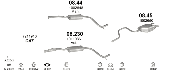 Глушитель (выхлопная система) FORD MONDEO 1.8i 16V (1796 см3) (93-97гг) (ZH18) хетчбэк (Форд Мондео)
Глушитель (выхлопная система) FORD MONDEO 1.8i 16V (1796 см3) (93-97гг) (ZH18) хетчбэк (Форд Мондео)