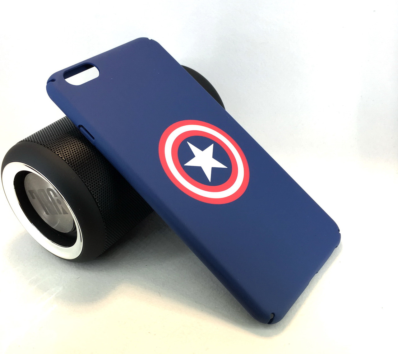 Чехол для iPhone 6 Plus, 6s Plus накладка бампер противоударный Avengers Capitan America, Синий
Чехол для iPhone 6 Plus, 6s Plus накладка бампер противоударный Avengers Capitan America, Синий