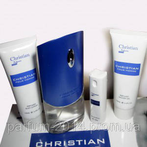 Подарочный набор Christian POUR HOMME (парфюм 100ml + 10ml + гель для душа + гель для тела) (реплика)
Подарочный набор Christian POUR HOMME (парфюм 100ml + 10ml + гель для душа + гель для тела) (реплика)