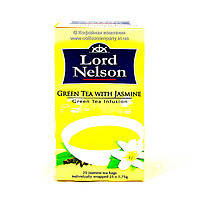 Чай зеленый в пакетиках Lord Nelson Жасмин 25шт 
