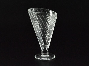 Стеклянная ваза прозрачная Конверт
