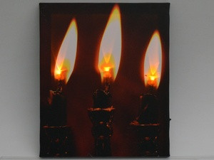 Картина арт декор Три свечи