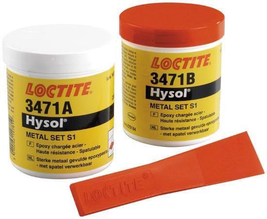 Loctite EA 3471 - 2-компонентный эпоксидный состав с металлическим наполнителем (шпатлевка), 500 г
Loctite EA 3471 - 2-компонентный эпоксидный состав с металлическим наполнителем (шпатлевка), 500 г