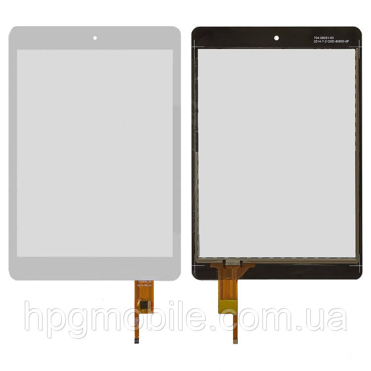 Сенсорный экран для Modecom FreeTab 7800 IPS, 7.85", 133-197мм, 6pin, емкостный, белый, оригинал
Сенсорный экран для Modecom FreeTab 7800 IPS, 7.85", 133-197мм, 6pin, емкостный, белый, оригинал