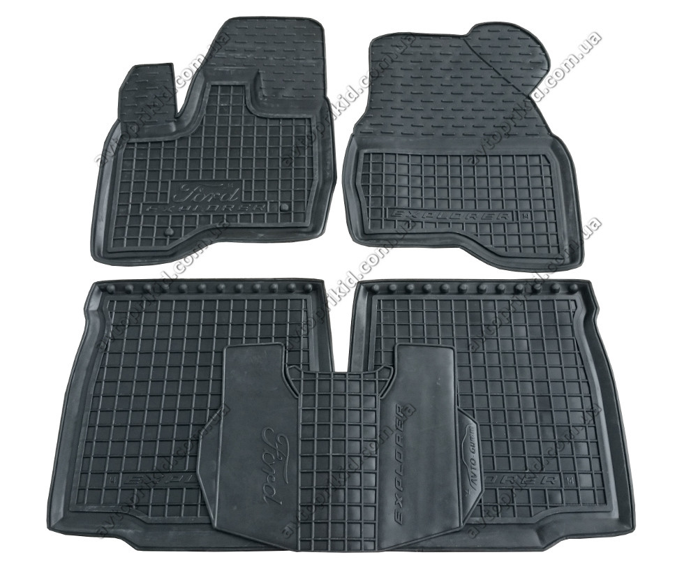 Полиуретановые коврики в салон Ford Explorer 2010->, 5шт. (Avto-Gumm), Чёрный
Полиуретановые коврики в салон Ford Explorer 2010->, 5шт. (Avto-Gumm), Чёрный