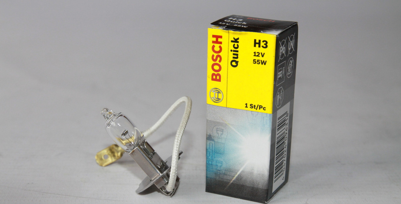 Лампа галогенная Bosch H3 12V 55W Quick, 1 987 302 922 –Германия (Картонная Упаковка)
Лампа галогенная Bosch H3 12V 55W Quick, 1 987 302 922 –Германия (Картонная Упаковка)