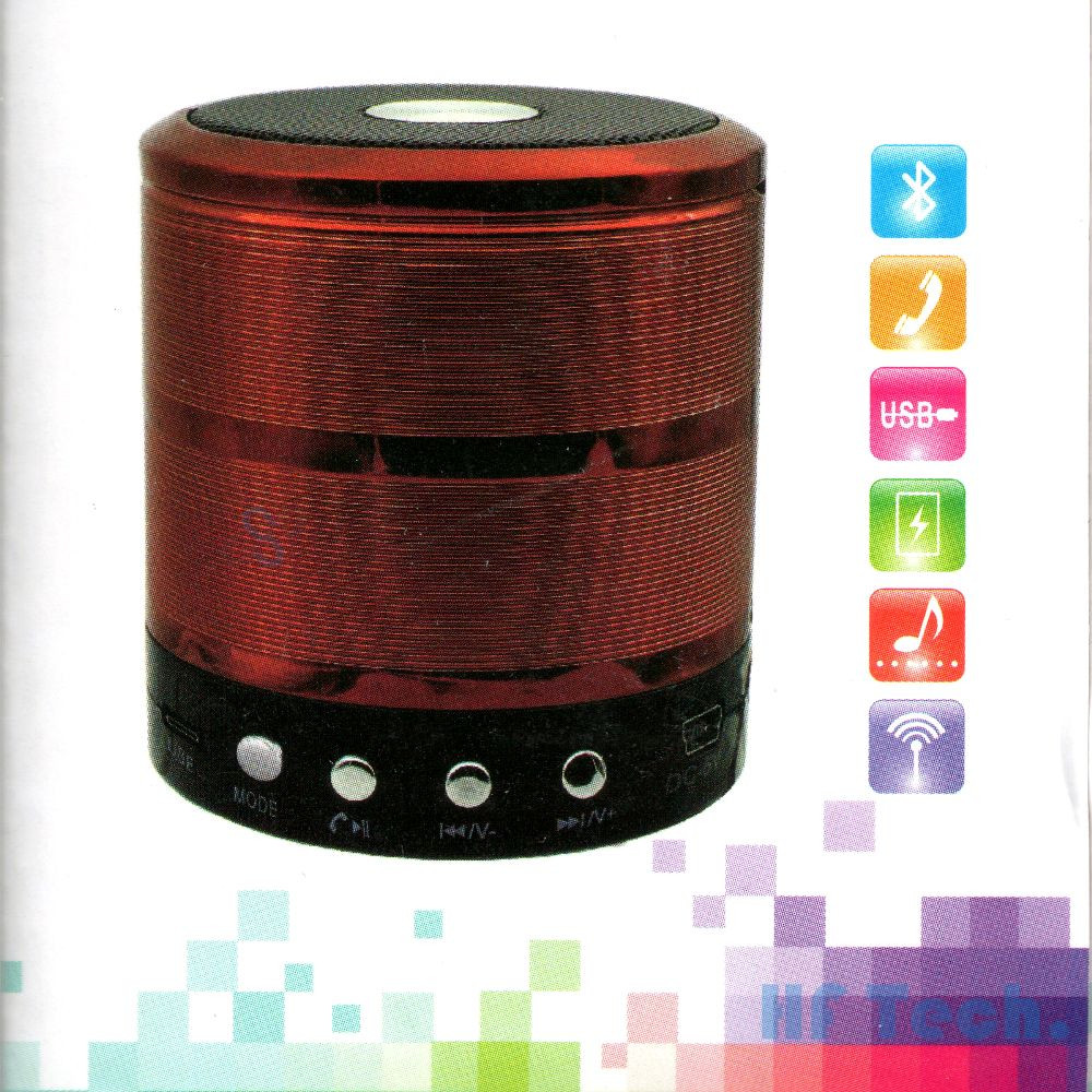 Ws-820 Mini Radio Speaker  -  8