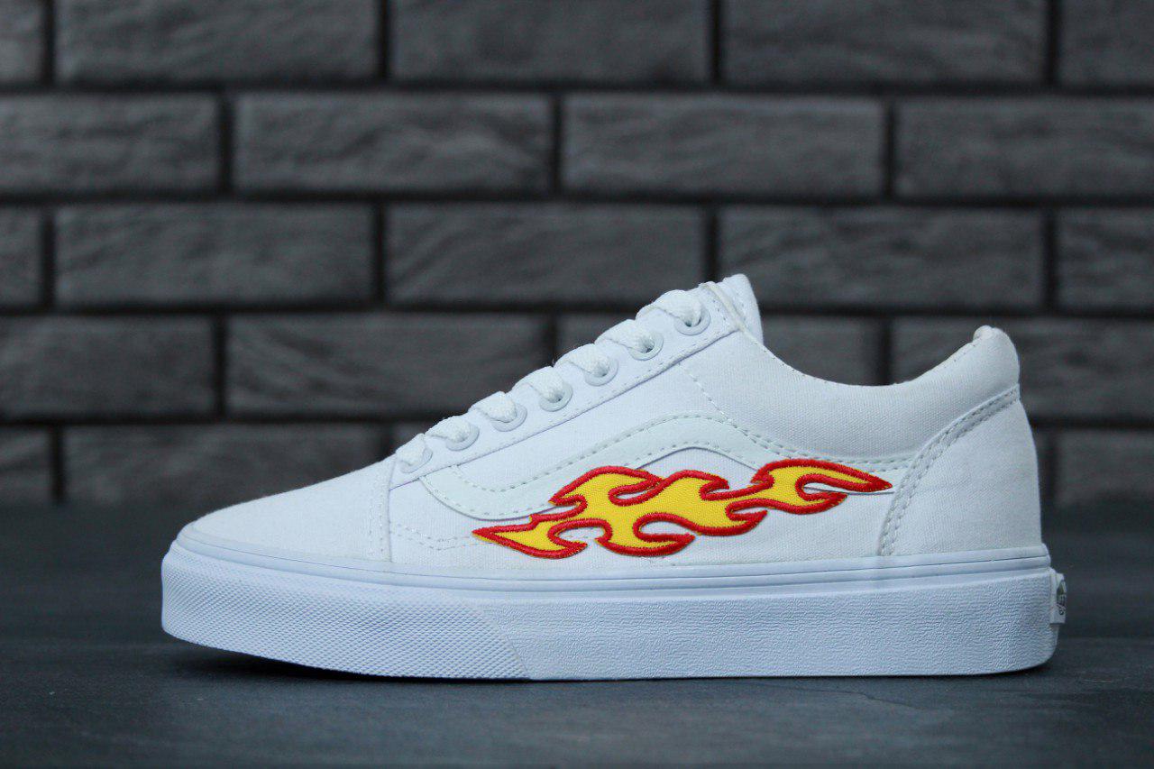 Vans Old Skool Art Fire Flame BW White | кеды женские и мужские; вэнс; белые; пламя 7, Белый
Vans Old Skool Art Fire Flame BW White | кеды женские и мужские; вэнс; белые; пламя 7, Белый