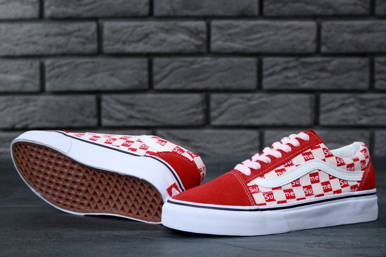 Кеды мужские в стиле Vans Old Skool Supreme код товара KD-11493. Красные с белым 38
Кеды мужские в стиле Vans Old Skool Supreme код товара KD-11493. Красные с белым 38