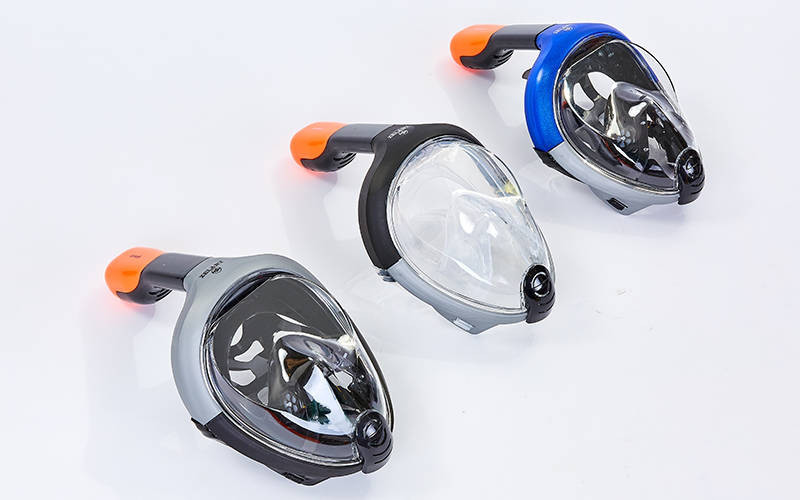 Маска с дыханием через нос для снорклинга Snorkeling Set 501: силикон, размер S-M/L-XL Черный
Маска с дыханием через нос для снорклинга Snorkeling Set 501: силикон, размер S-M/L-XL Черный