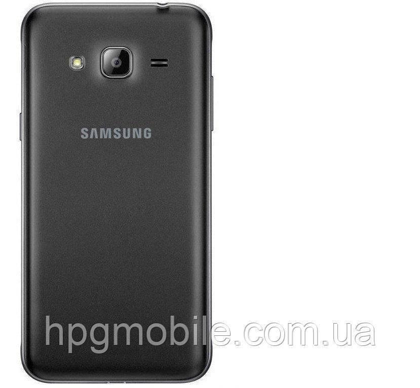 Задняя панель корпуса (крышка аккумулятора) для Samsung Galaxy J3 (2015) J300, черная
Задняя панель корпуса (крышка аккумулятора) для Samsung Galaxy J3 (2015) J300, черная