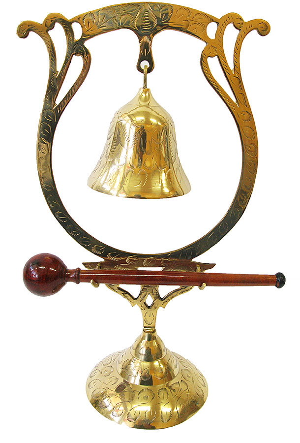 Гонг бронзовый большой (dinner gong bell J.P.)