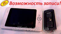 Домофон c цветным экраном Luxury V - 835 R0 White 8 дюймов (Возможность записи!), фото 1