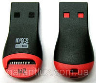 USB - кардридер microSD (cardreader, карт-ридер под СД карту памяти), фото 1