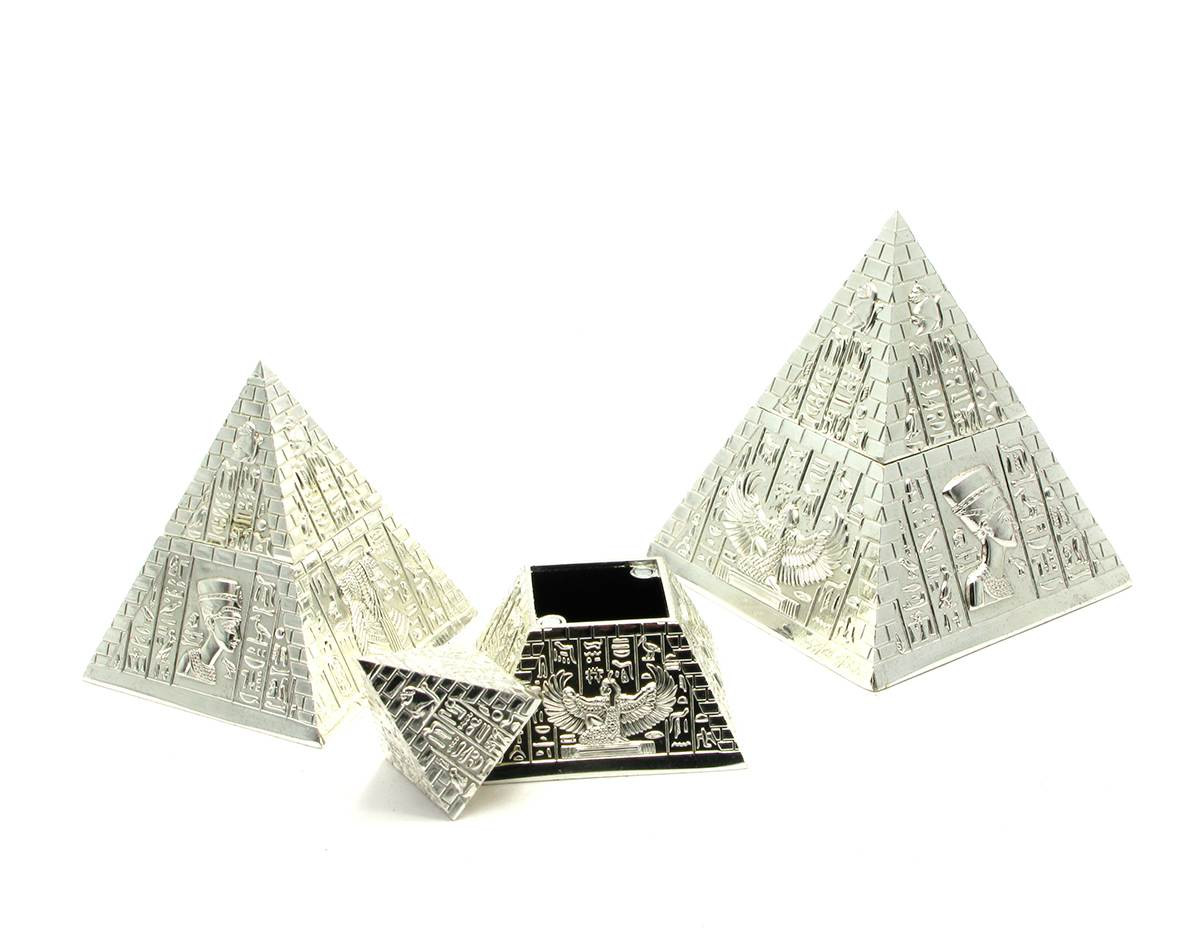 Шкатулки Пирамиды металл (н-р 3 шт)
