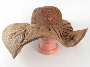 Шляпа коричневая Льен