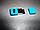 USB - кардридер micro SD внутренний (адаптер, cardreader, карт-ридер) голубой, фото 3