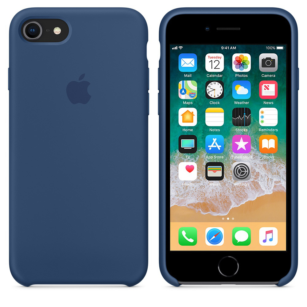 Силиконовый чехол (накладка) Original Apple iPhone 7 / iPhone 8 Silicone case Новая коллекция, Blue Cobalt (MQGN2)
Силиконовый чехол (накладка) Original Apple iPhone 7 / iPhone 8 Silicone case Новая коллекция, Blue Cobalt (MQGN2)
