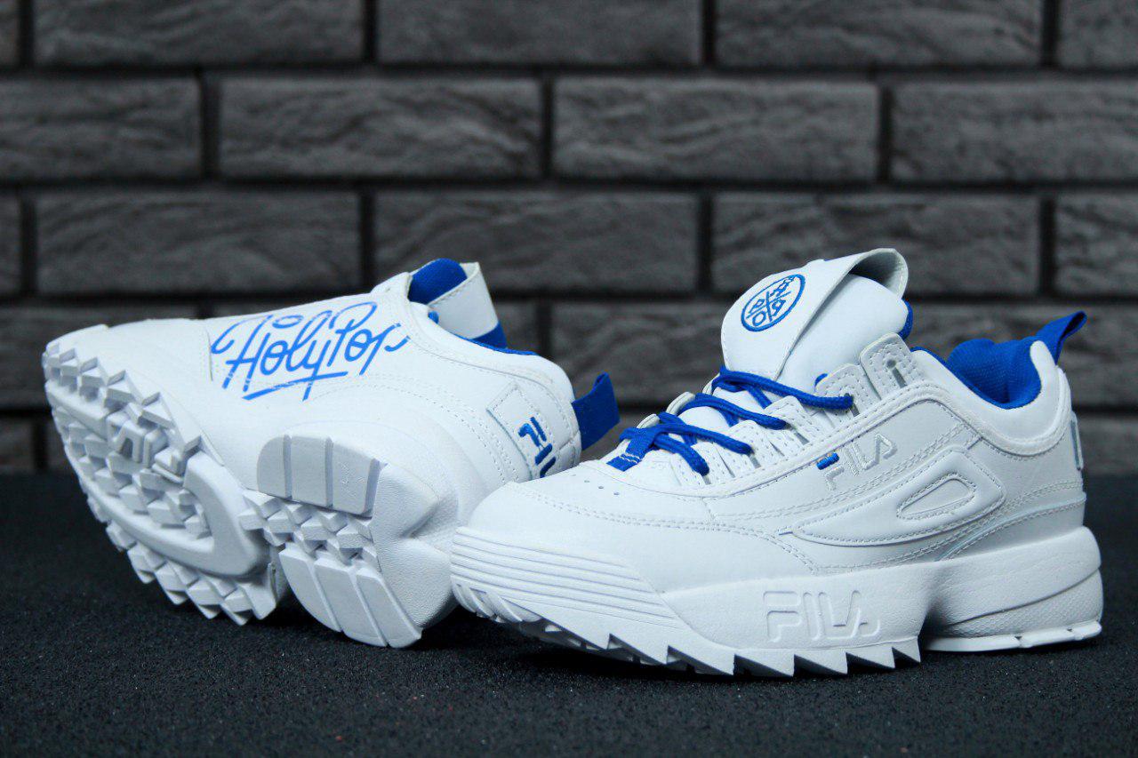 Кроссовки женские в стиле Fila Holypop Disruptor код товара KD-11530. Белые c синим
Кроссовки женские в стиле Fila Holypop Disruptor код товара KD-11530. Белые c синим