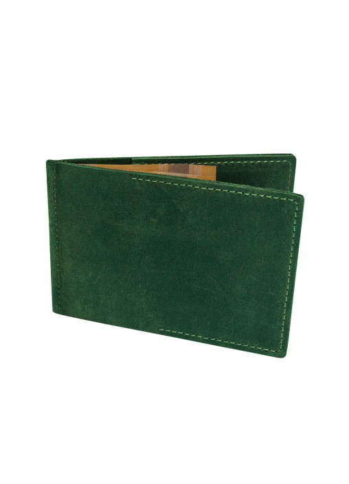 

Кошелек-зажим кожаный зеленый оригинальный подарок прикольный, Разные цвета