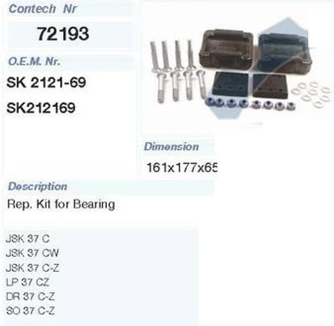 Комплект ремонтный седла JOST JSK37 SK 2121-69 комплект подушек седла с болтами (SK212169 | 72193CNT)
Комплект ремонтный седла JOST JSK37 SK 2121-69 комплект подушек седла с болтами (SK212169 | 72193CNT)