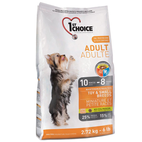 Корм для собак 1st Choice (Фест Чойс) Adult Chicken для взрослых собак мини пород с курицей, 7 кг
Корм для собак 1st Choice (Фест Чойс) Adult Chicken для взрослых собак мини пород с курицей, 7 кг