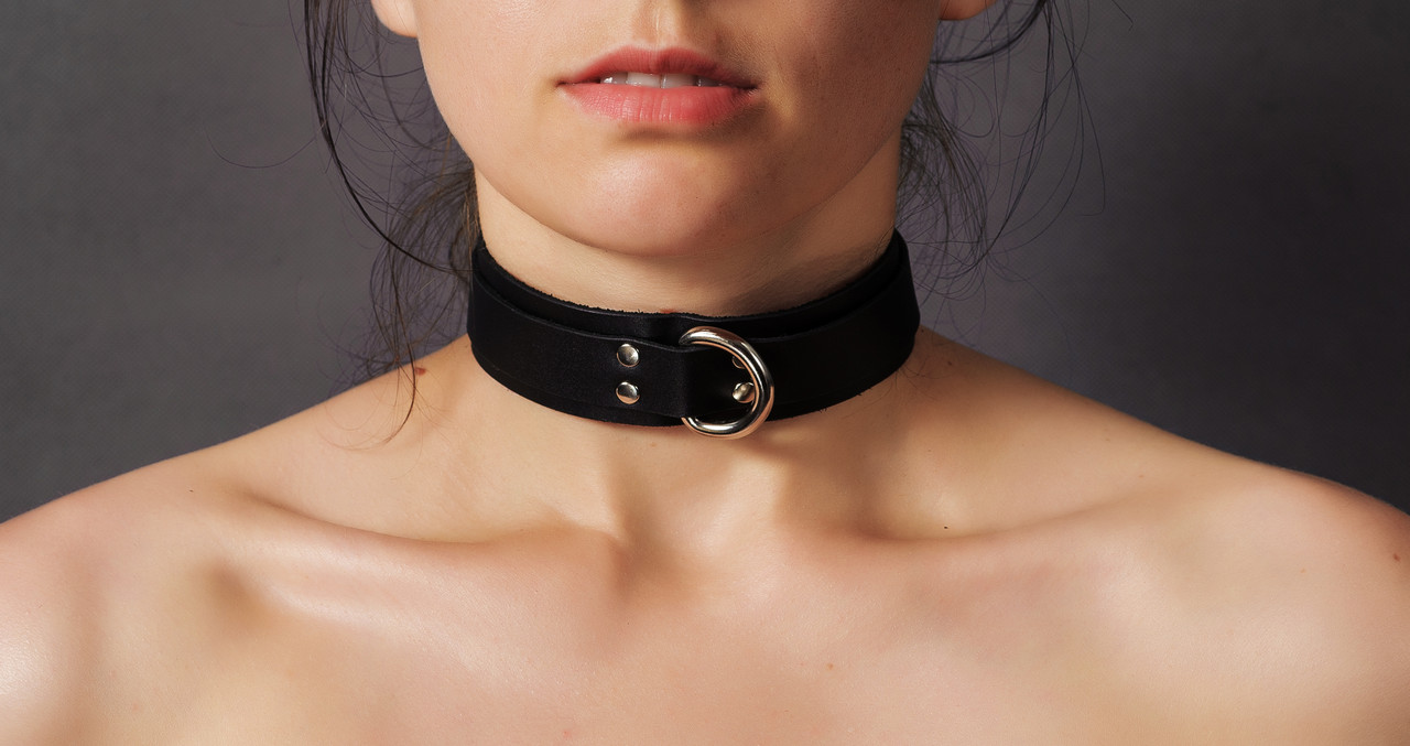 Bdsm bronze slave collar