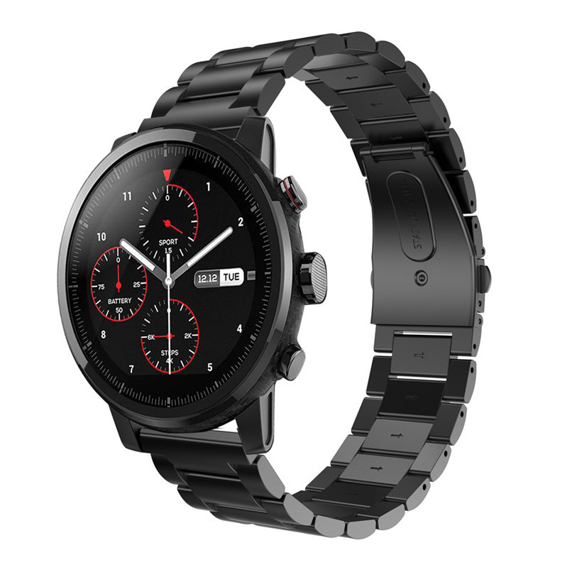 Металлический ремешок Primo для часов Xiaomi Huami Amazfit SportWatch 2 / Amazfit Stratos - Black
Металлический ремешок Primo для часов Xiaomi Huami Amazfit SportWatch 2 / Amazfit Stratos - Black