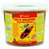 Tropical KOI & GoldFish Color Sticks основной окрашивающий корм в виде палочек, 21л
Tropical KOI & GoldFish Color Sticks основной окрашивающий корм в виде палочек, 21л