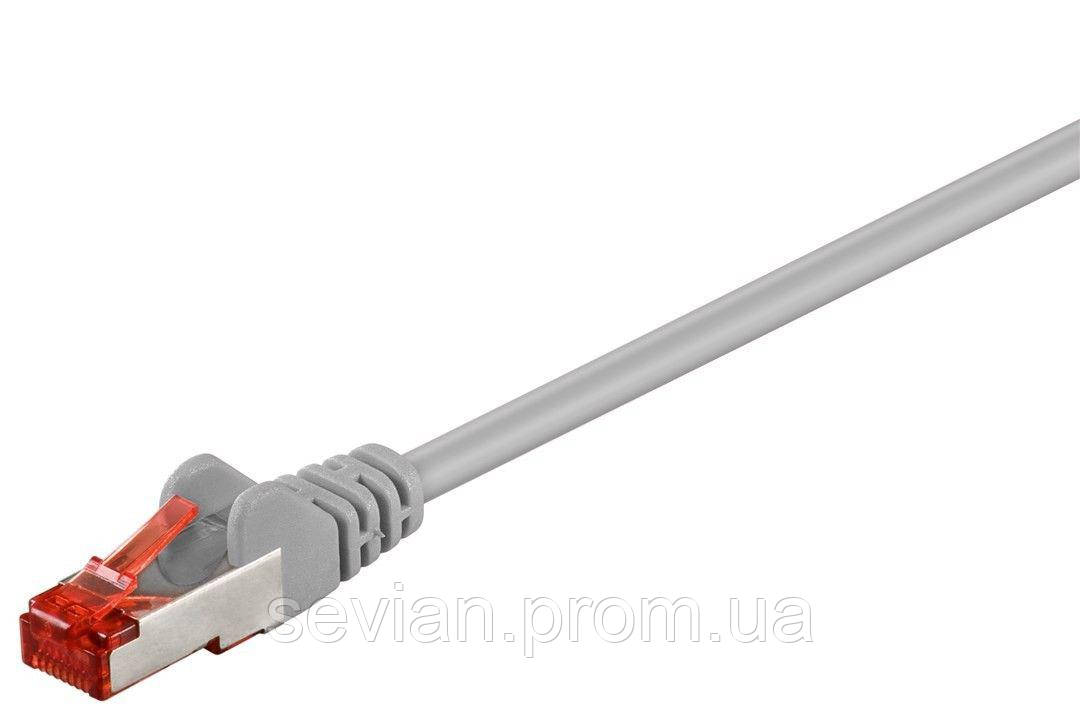 Патч-корд екранований RJ45 SFTP6 50 м Goobay patch AWG28 LSOH D=6.0мм Cu Gold Серый(75.05.0895)
Патч-корд екранований RJ45 SFTP6 50 м Goobay patch AWG28 LSOH D=6.0мм Cu Gold Серый(75.05.0895)