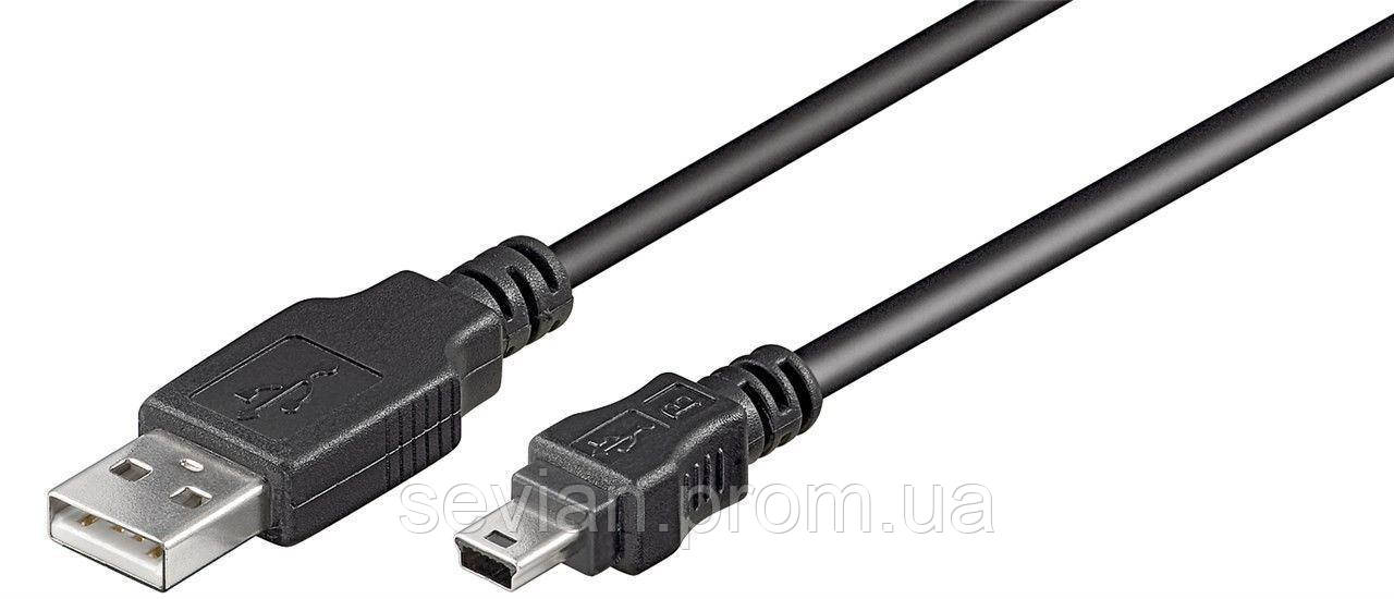 Кабель пристроїв USB2.0 A-mini 5p M/M 1.8 м Gutbay AWG24+28 2xShielded D=4.2мм Cu Черный(78.01.2805)
Кабель пристроїв USB2.0 A-mini 5p M/M 1.8 м Gutbay AWG24+28 2xShielded D=4.2мм Cu Черный(78.01.2805)