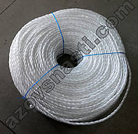 Веревка полипропиленовая (самокрут) диаметр 5 мм длина 200 метров, фото 1