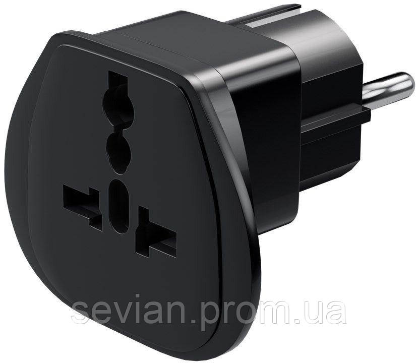 Перехідник живлення IEC(Schuko)-(World) M/F Goobay +USA/UK/Swiss/Italy адаптер Черный(75.09.4028)
Перехідник живлення IEC(Schuko)-(World) M/F Goobay +USA/UK/Swiss/Italy адаптер Черный(75.09.4028)