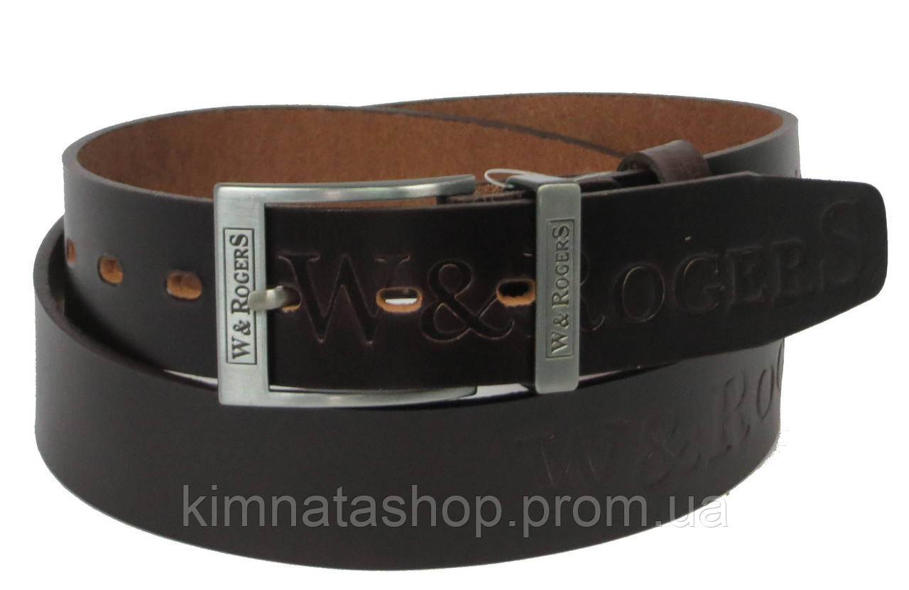 Кожаный мужской ремень под джинсы W-RogerS WRS-536-55 коричневый 115х4 см., Коричнвый
Кожаный мужской ремень под джинсы W-RogerS WRS-536-55 коричневый 115х4 см., Коричнвый