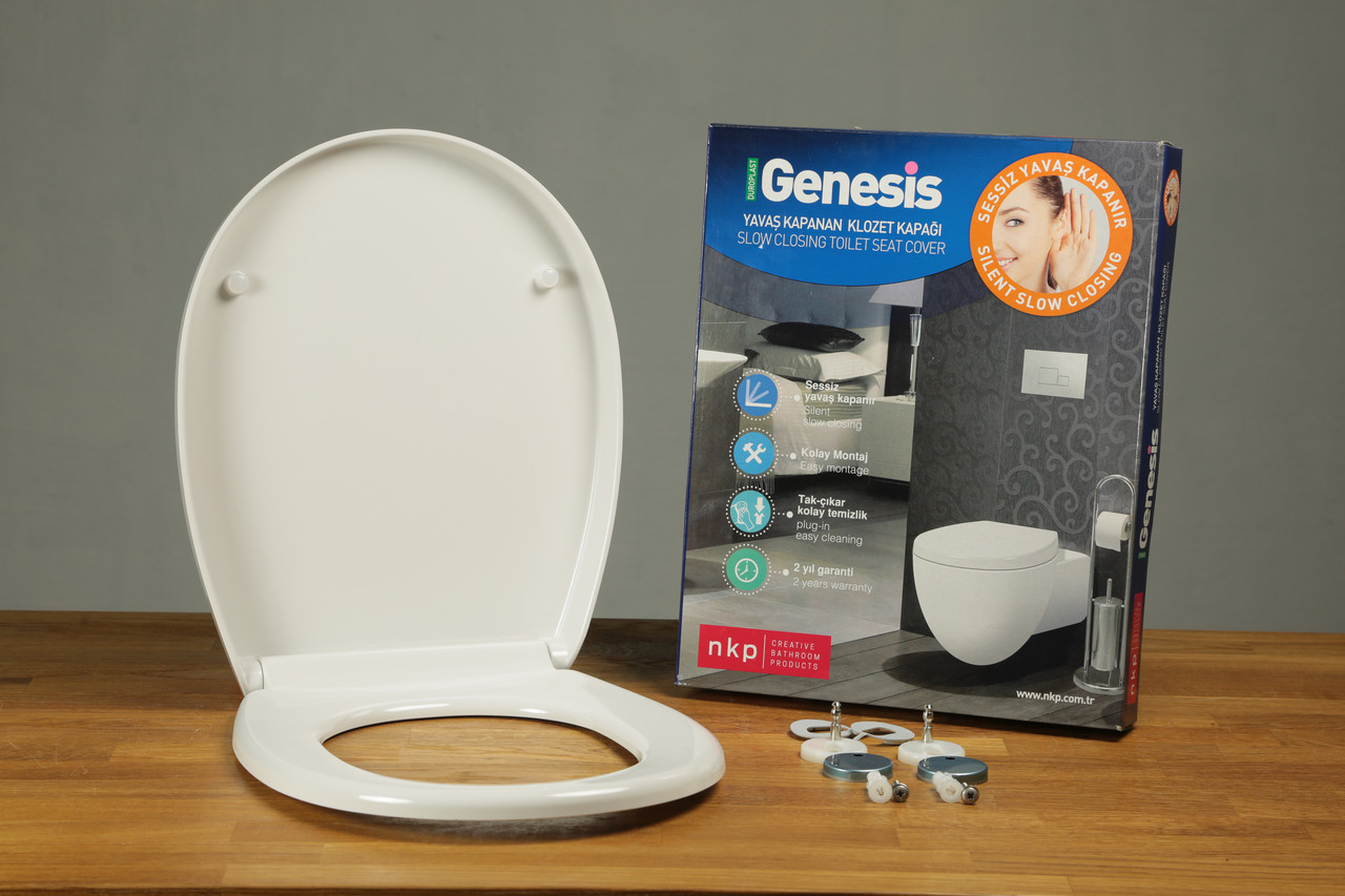 Туалетное сиденье с микролифтом из дюропласта Genesis 0401, Сиденье для унитаза с функцией быстрого снятия, Белый
Туалетное сиденье с микролифтом из дюропласта Genesis 0401, Сиденье для унитаза с функцией быстрого снятия, Белый