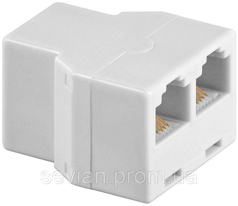 Перехідник телефонний RJ12 1x2 F/F (Splitter) Goobay ISDN T-form 6P6C Gold Белый 4 шт (75.09.3053)
Перехідник телефонний RJ12 1x2 F/F (Splitter) Goobay ISDN T-form 6P6C Gold Белый 4 шт (75.09.3053)