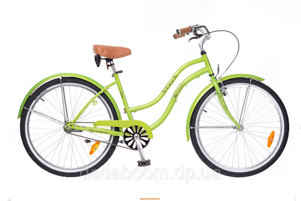 

Городской ретро велосипед Neuzer Beach (салатовый