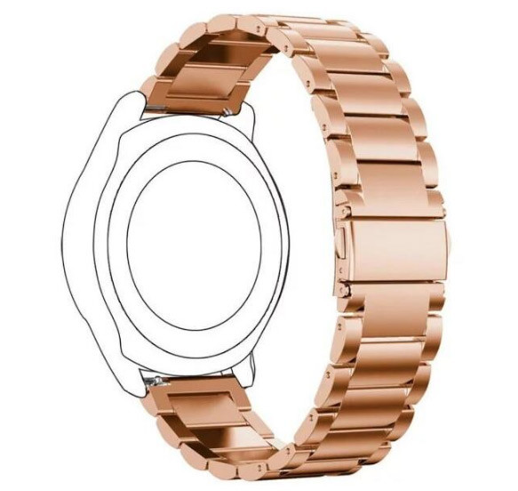 Металлический ремешок Primo для часов Samsung Gear S2 Classic SM-R732/R735 - Rose Gold
Металлический ремешок Primo для часов Samsung Gear S2 Classic SM-R732/R735 - Rose Gold