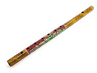 Флейта бамбуковая с рисунком (d-2.5,h-40.5 см)(MI045)