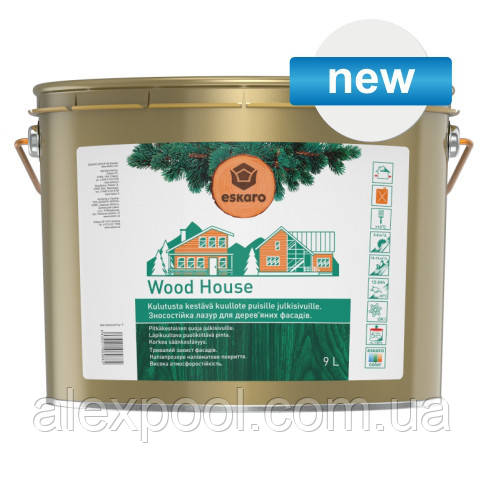 Eskaro Wood House Износостойкая лазурь для деревянных фасадов 2,7 л Бесцветный. Тонируется по сист Eskarocolor
Eskaro Wood House Износостойкая лазурь для деревянных фасадов 2,7 л Бесцветный. Тонируется по сист Eskarocolor