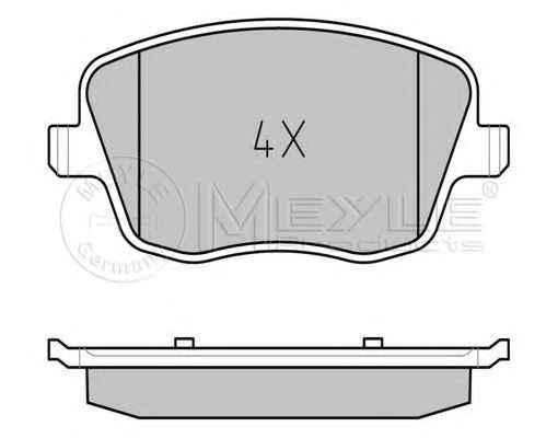 Тормозные колодки передние Polo Roomster VAG 6Q0698151A производитель Meyle Германия
Тормозные колодки передние Polo Roomster VAG 6Q0698151A производитель Meyle Германия