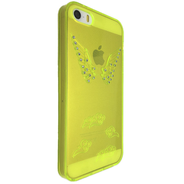 Чехол-накладка DK-Case силикон Крылья с камнями для Apple iPhone 5/5S (light green), Зеленый
Чехол-накладка DK-Case силикон Крылья с камнями для Apple iPhone 5/5S (light green), Зеленый