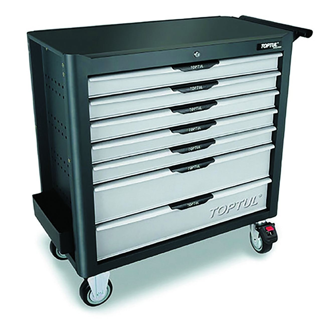 Тележка инструментальная профессиональная TOPTUL 7 секций JUMBO NEW PRO-LINE (серая) TCBK0703
Тележка инструментальная профессиональная TOPTUL 7 секций JUMBO NEW PRO-LINE (серая) TCBK0703