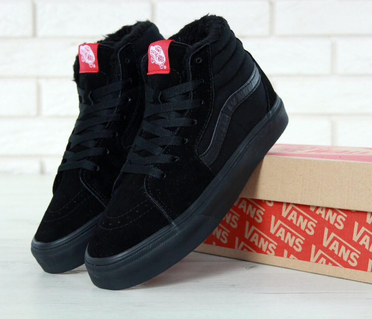 Зимние высокие кеды с мехом Vans SK-8 Triple Black черные (Зимние кеды Ванс Олд Скул мужские и женские) 42.5, Черный
Зимние высокие кеды с мехом Vans SK-8 Triple Black черные (Зимние кеды Ванс Олд Скул мужские и женские) 42.5, Черный