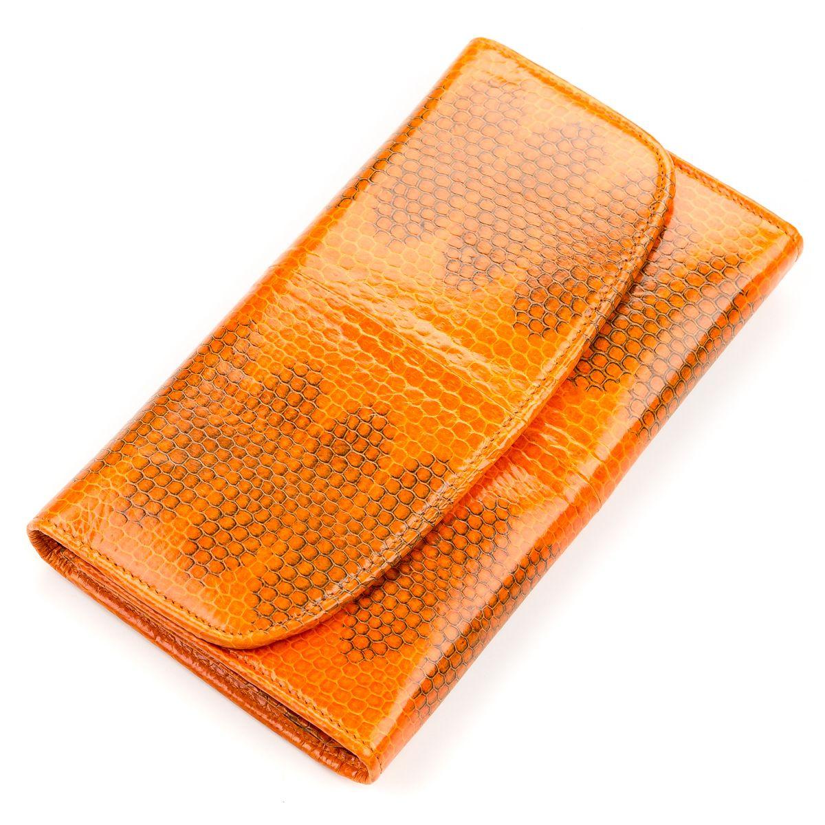Кошелек женский Ekzotic Leather из натуральной кожи морской змеи (snw 45), Оранжевый
Кошелек женский Ekzotic Leather из натуральной кожи морской змеи (snw 45), Оранжевый