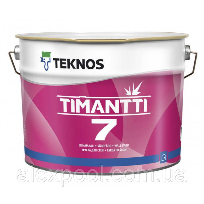 Teknos Timantti 7 2,7 л База 1 водоразбавляемая матовая акрилатная краска для стен и потолков, Белый
Teknos Timantti 7 2,7 л База 1 водоразбавляемая матовая акрилатная краска для стен и потолков, Белый