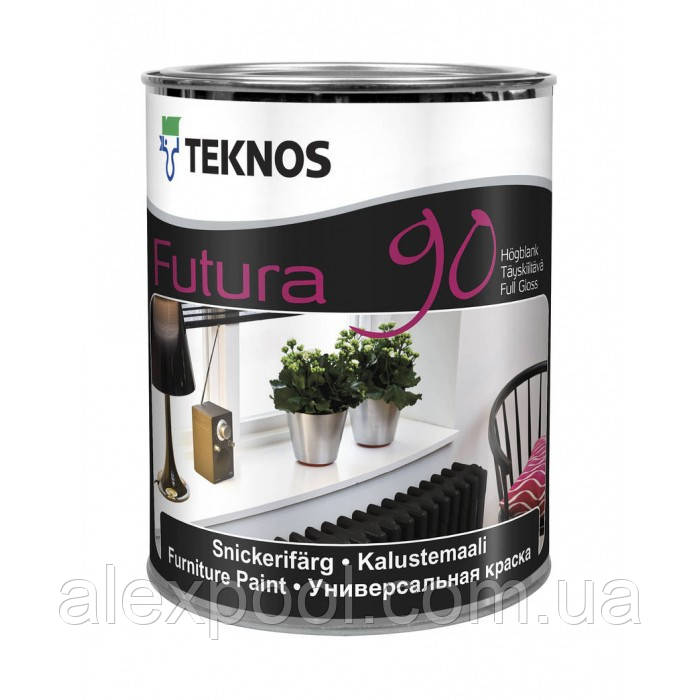 Teknos Futura 90 База 1 9 л глянцевая, уретано-алкидная краска для финишной окраски, Белый
Teknos Futura 90 База 1 9 л глянцевая, уретано-алкидная краска для финишной окраски, Белый
